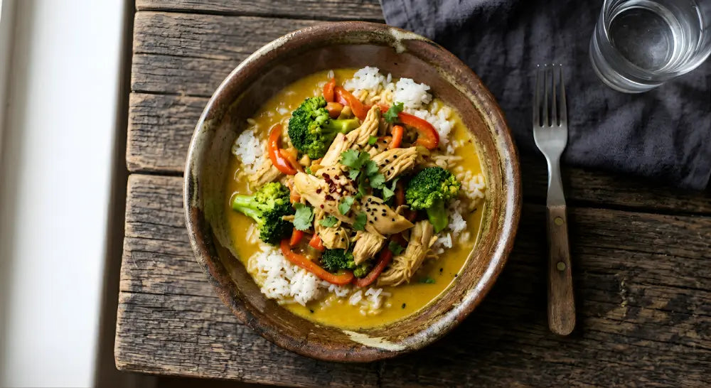 The simplest slow-cooker chicken with vegetables: tender, flavourful and packed with nutrients